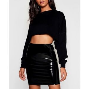 Vinyl Mini Skirt